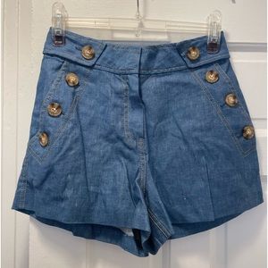Derek Lam 10 CROSBY mini shorts